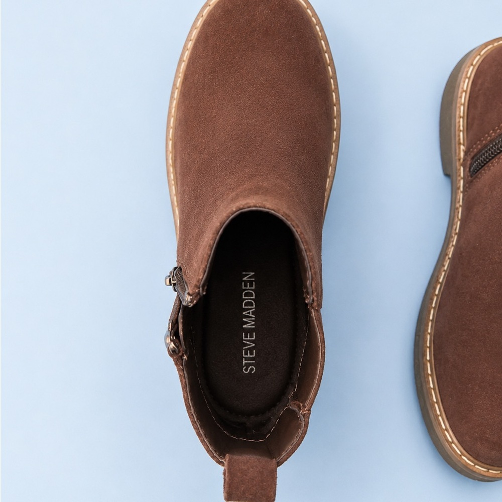 Brown Suede Chelsea Boot - Picture 4 of 4